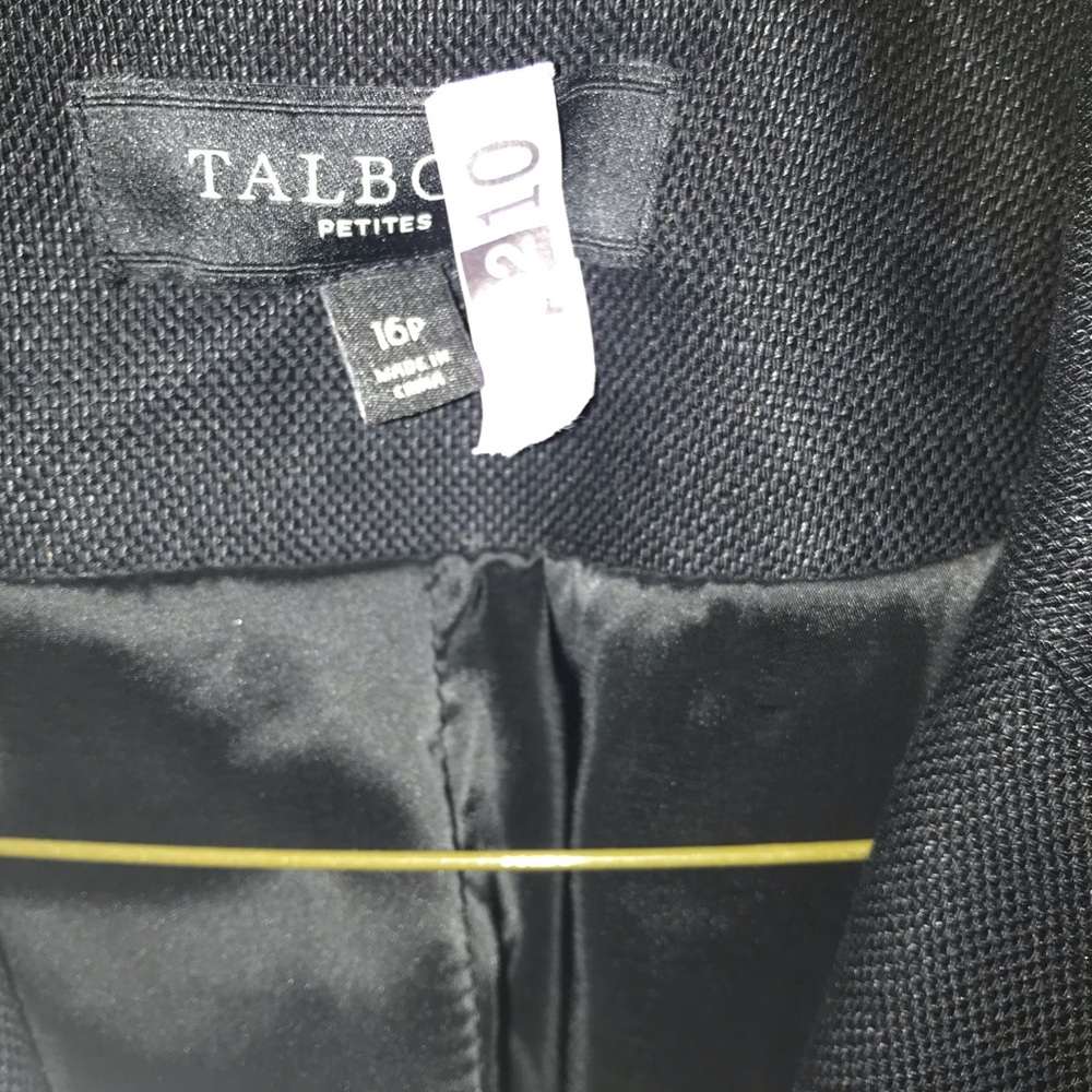 Black Jacket with Eyelet Trim - Picture 3 of 5